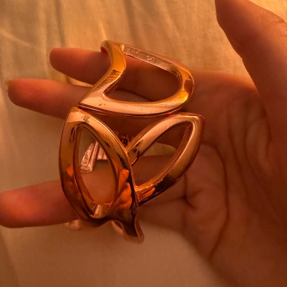 Rose Gold-Tone Cuff Bracelet
